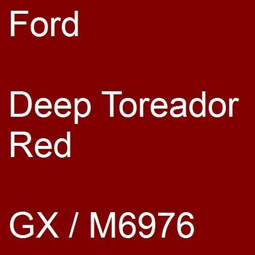 Ford, Deep Toreador Red, GX / M6976.